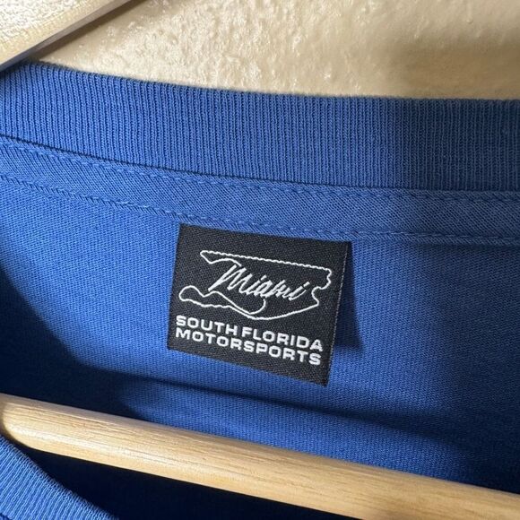 Miami South Florida Motorsport Shirt Adult XL Blue World Tour Crewneck NWT - Picture 15 of 15